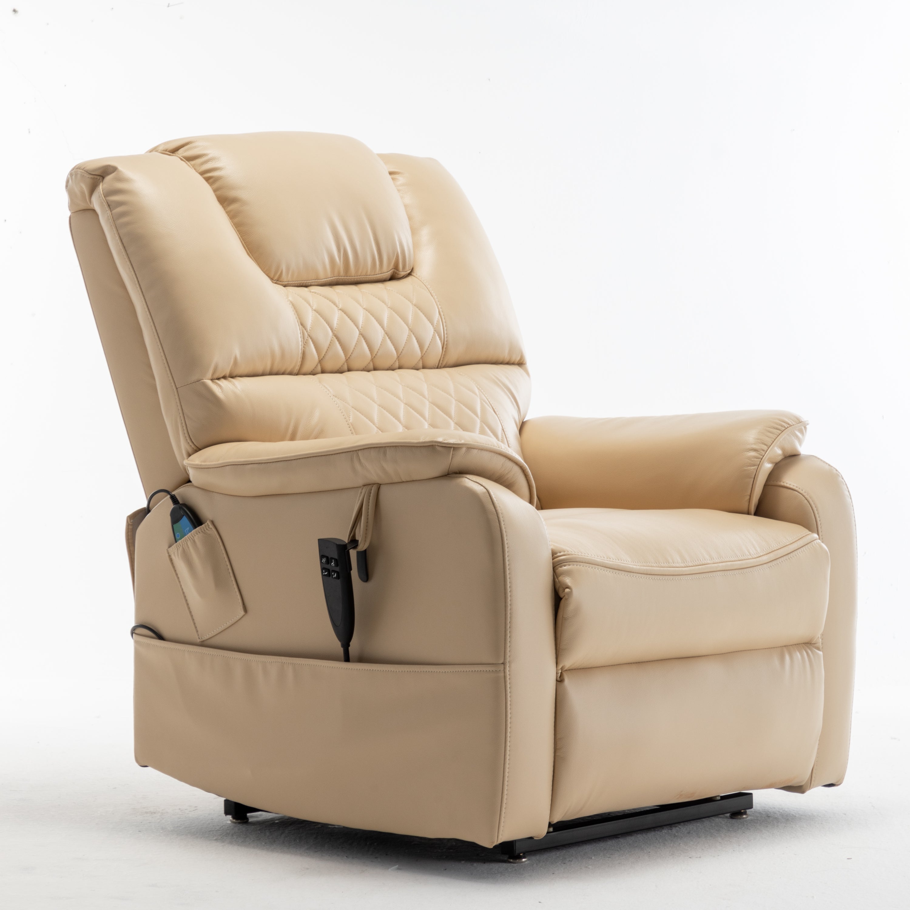 Lay Flat Recliner Lift Chair Tan