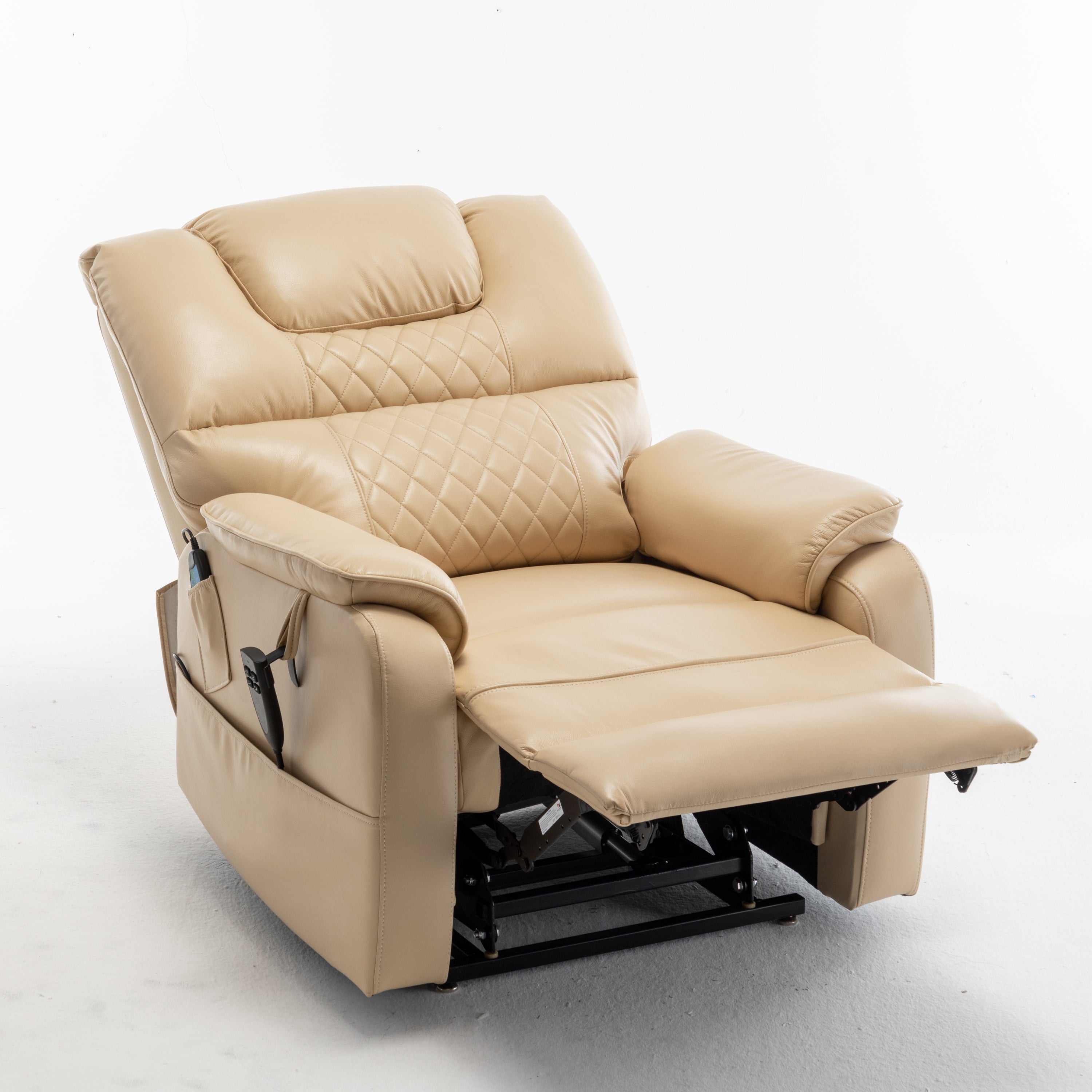 Lay Flat Recliner Lift Chair Tan