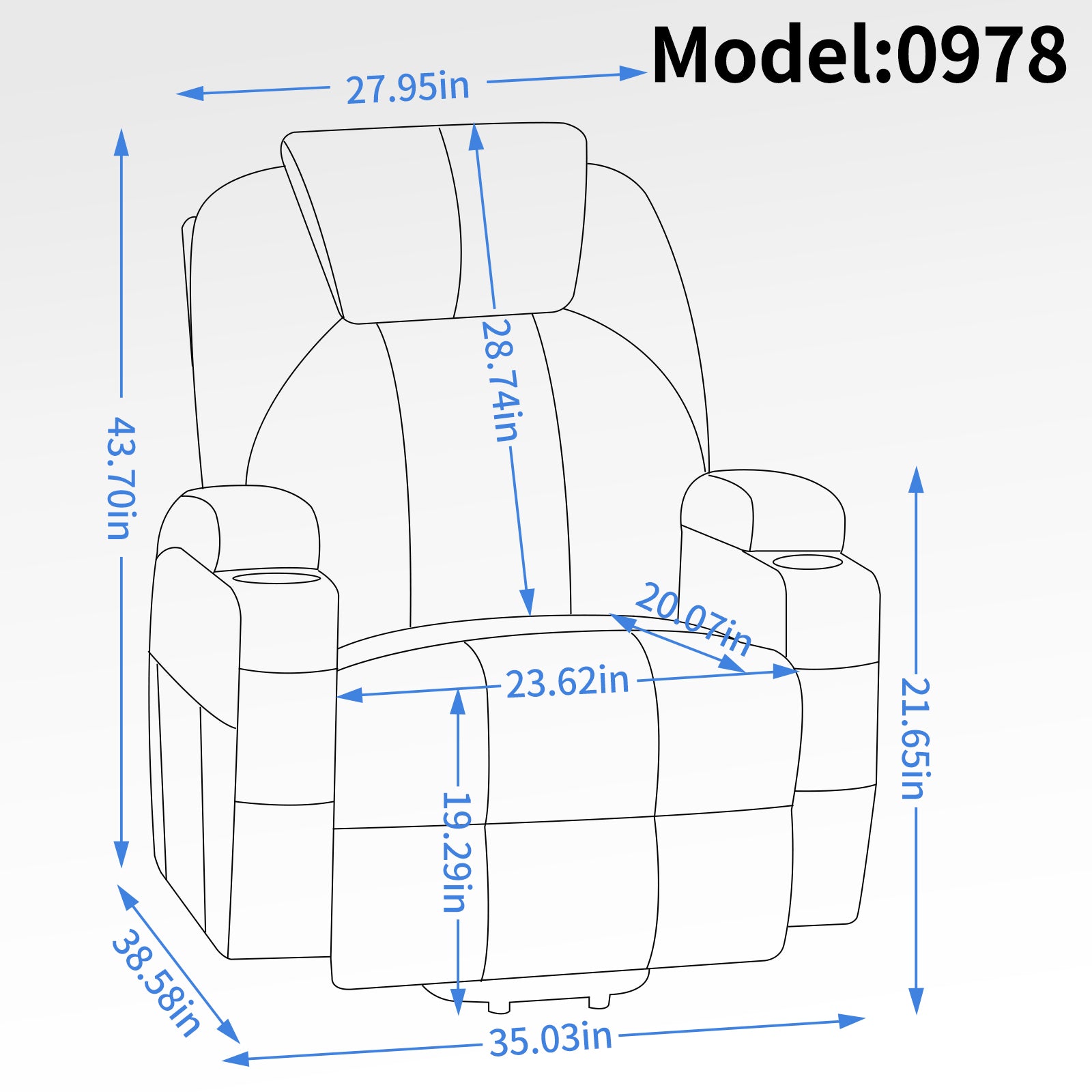 Up to 350lbs Okin Motor Power Lift Recliner Chair for Elderly, Heavy Duty Motion Mechanism with 8-Point Vibration Massage and Lumbar Heating, Two Cup Holders and USB Charge Port, Black - Value Lift Chairs 