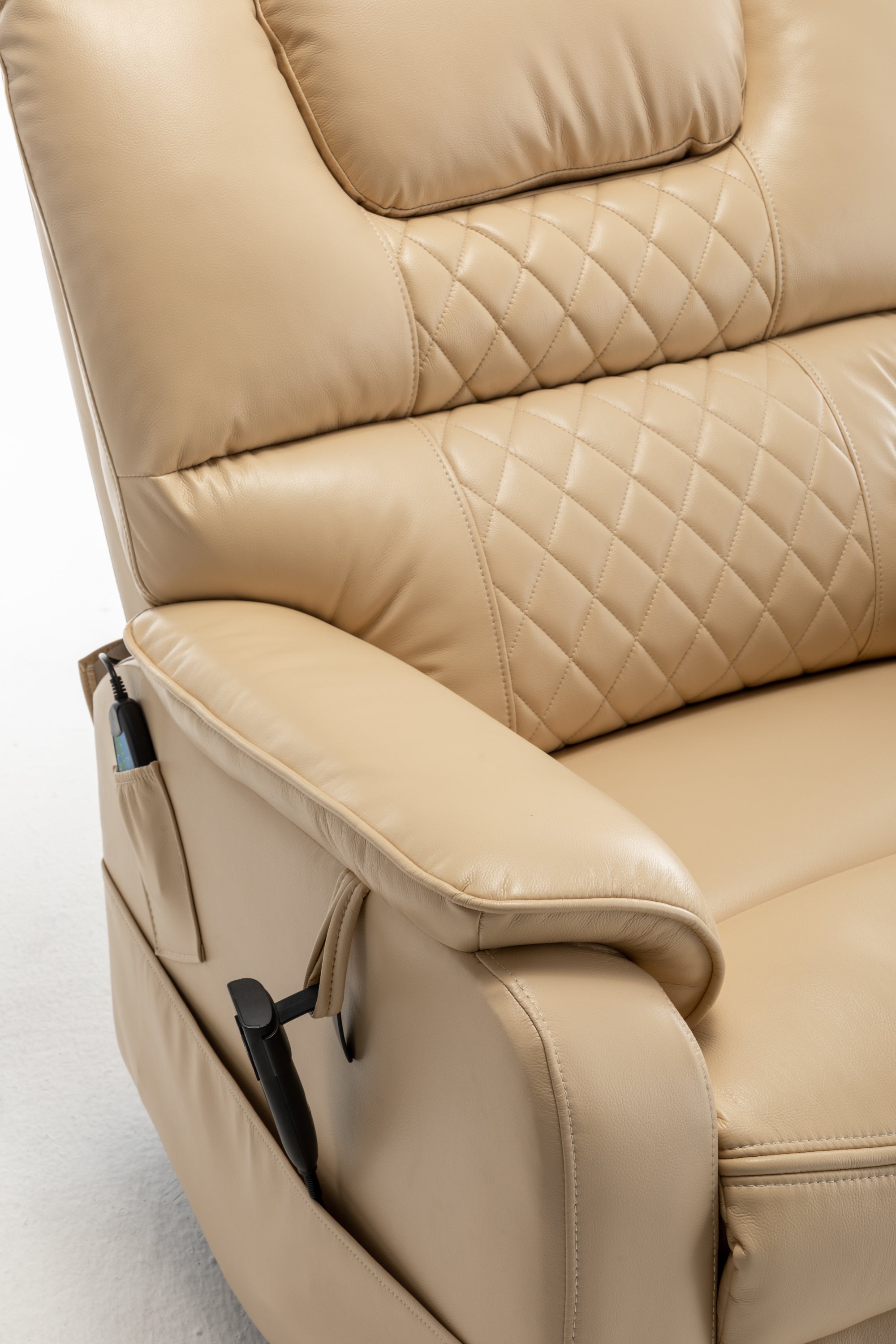 Lay Flat Recliner Lift Chair Tan