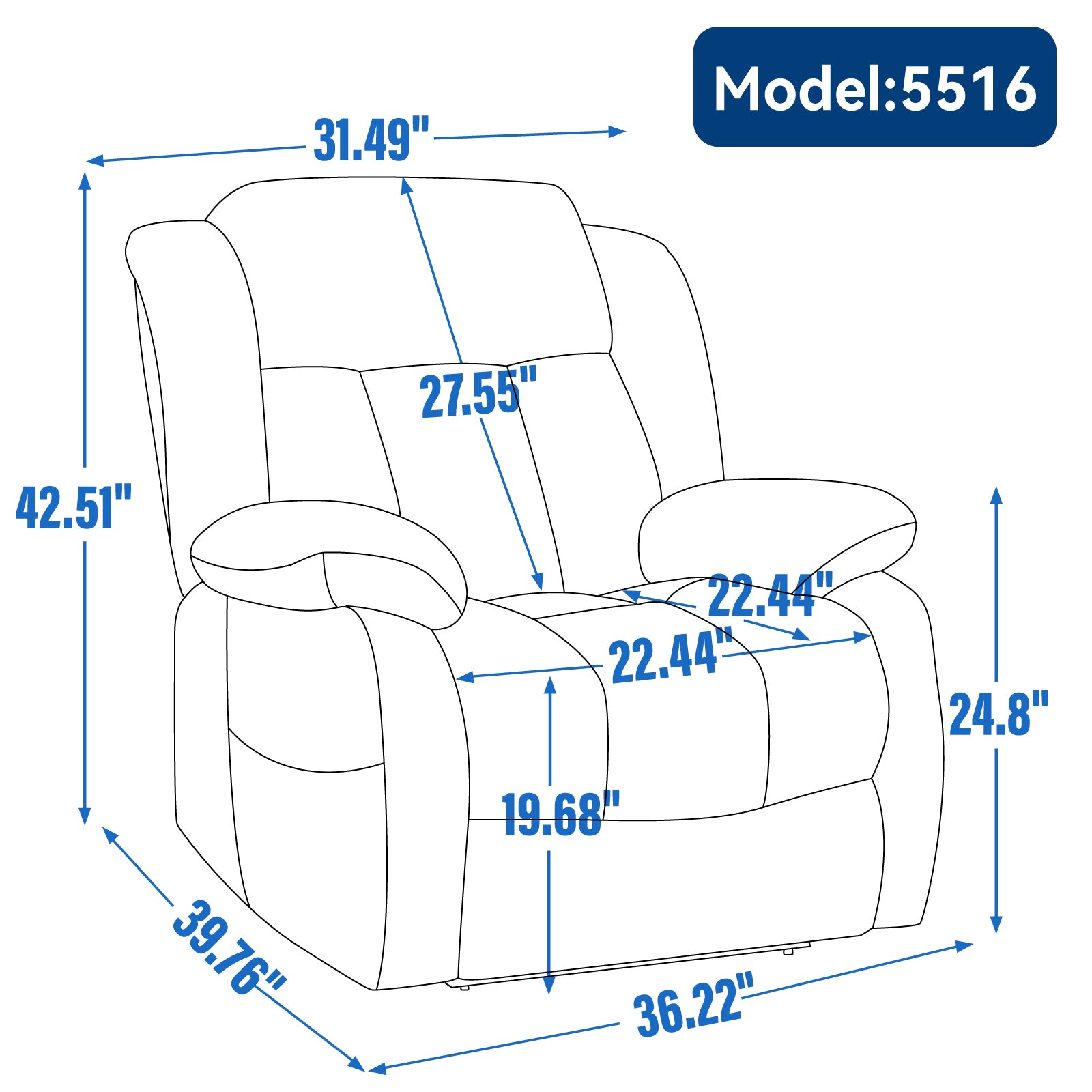 Dual Motor Infinite Position Up to 350 LBS Electric Medium size Genuine Leather Black Power Lift Recliner Chair with 8-Point Vibration Massage and Lumbar Heating - Value Lift Chairs 