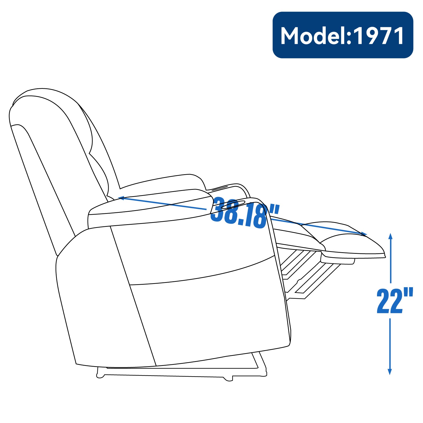 EMON'S Large Power Lift Recliner Chair with Massage and Heat for Elderly, Overstuffed Wide Recliners, Heavy Duty Motion Mechanism with USB and Type C Ports, 2 Steel Cup Holders, Gray - Value Lift Chairs 