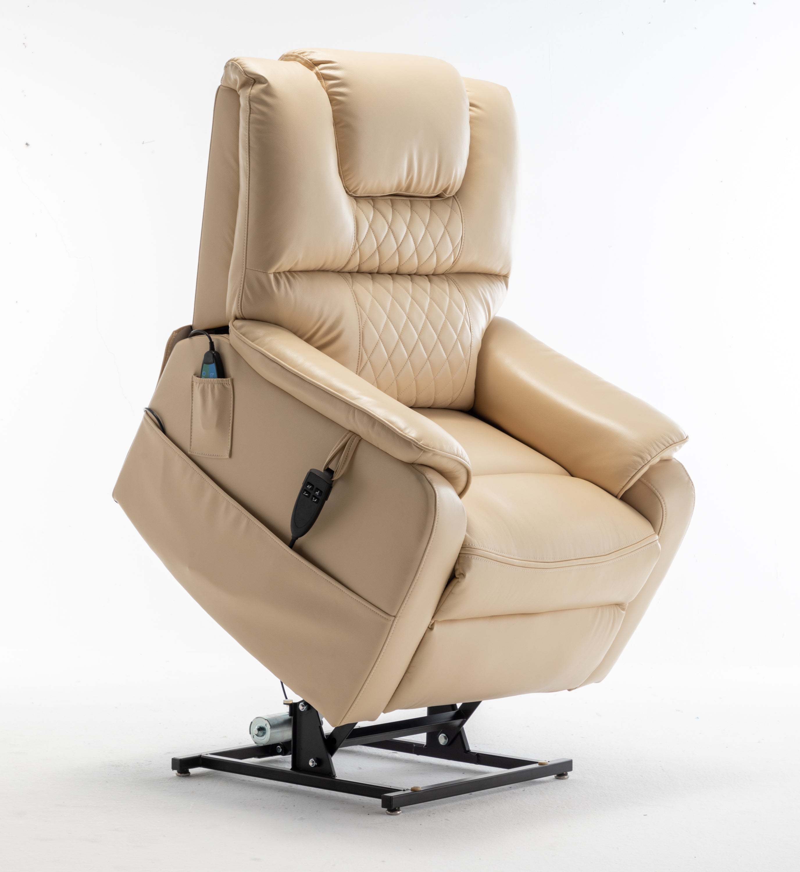 Lay Flat Recliner Lift Chair Tan