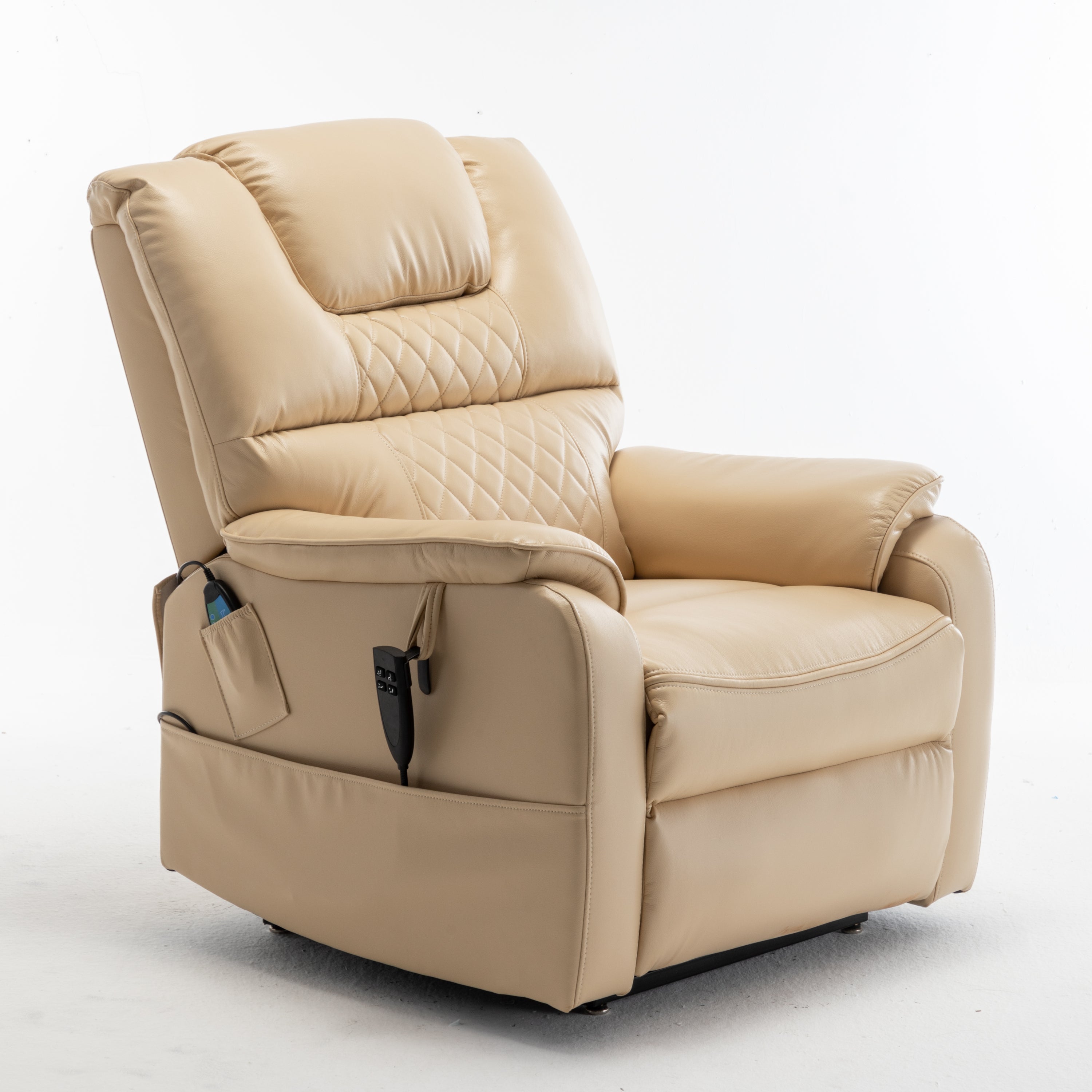 Lay Flat Recliner Lift Chair Tan