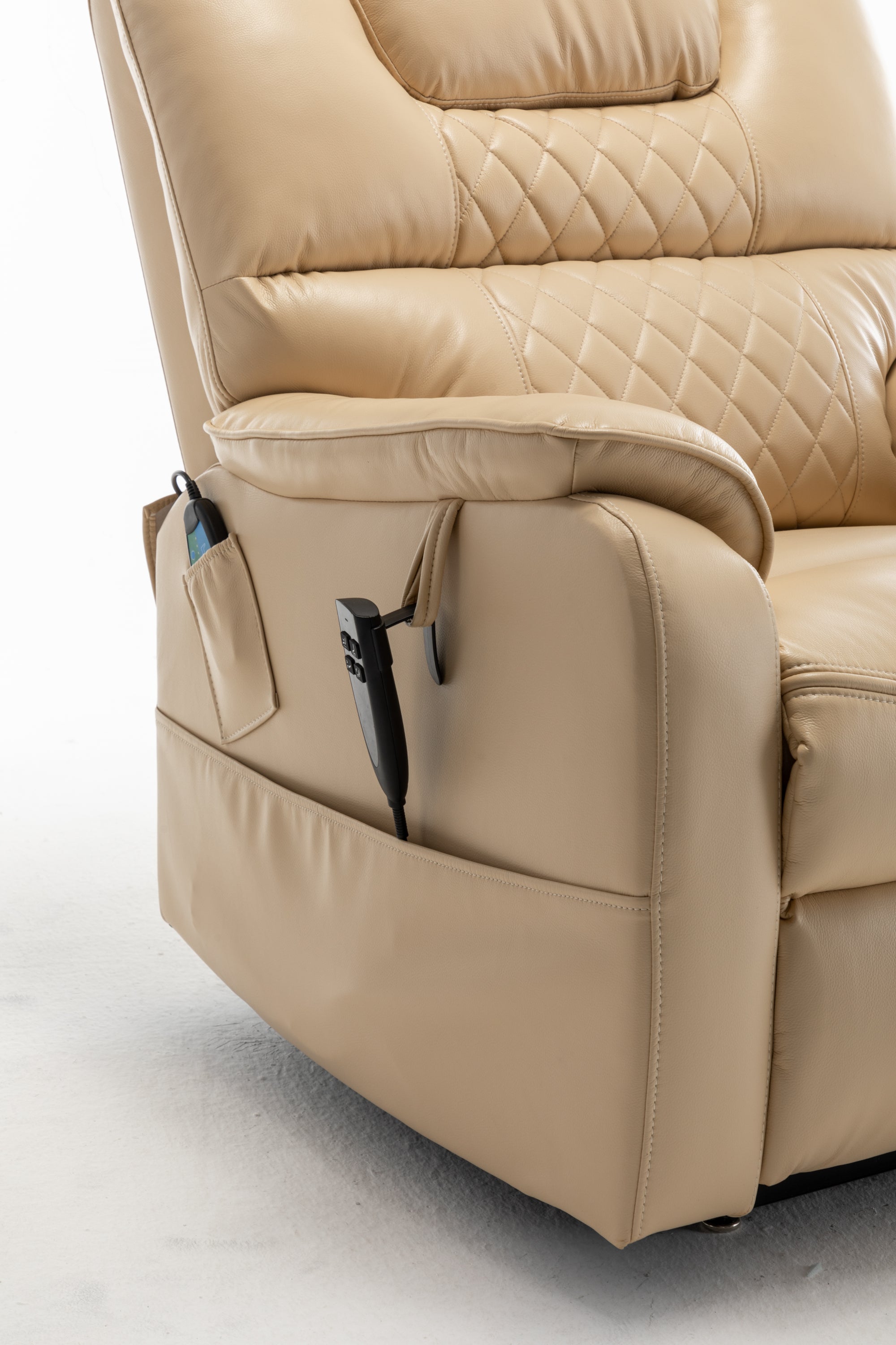 Lay Flat Recliner Lift Chair Tan