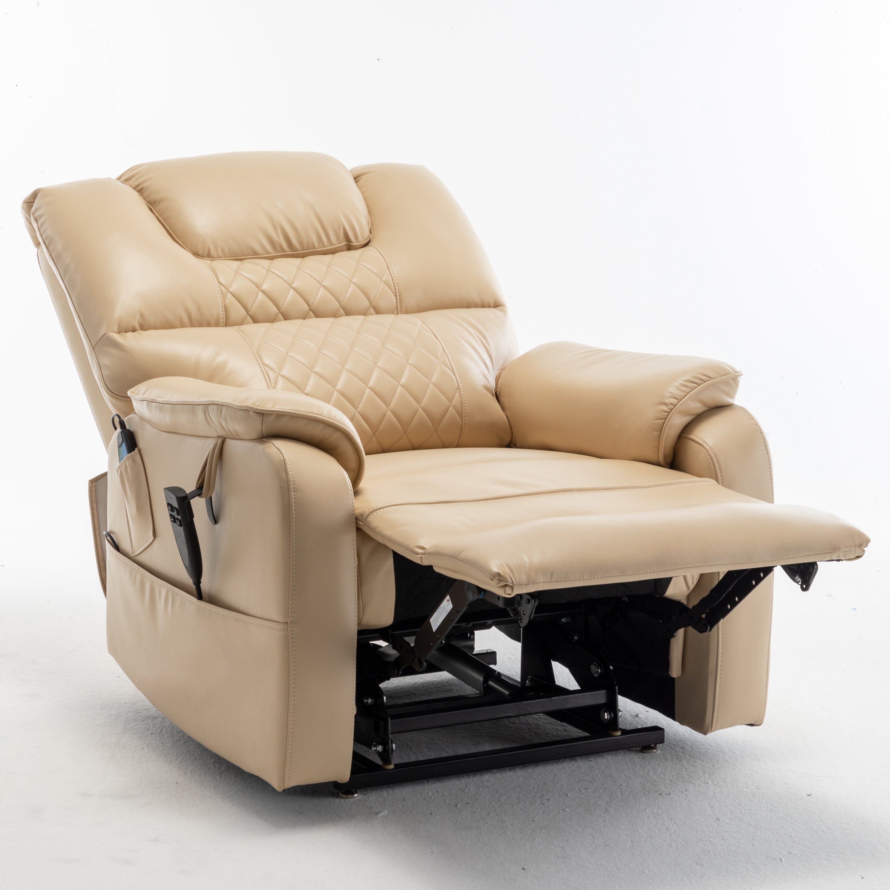 Lay Flat Recliner Lift Chair Tan